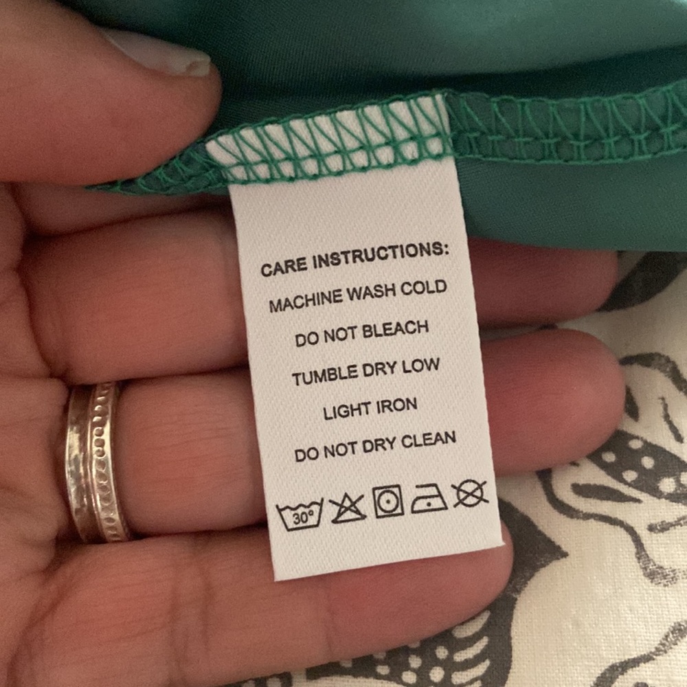 Green formal Dress size L - Picture 9 of 9